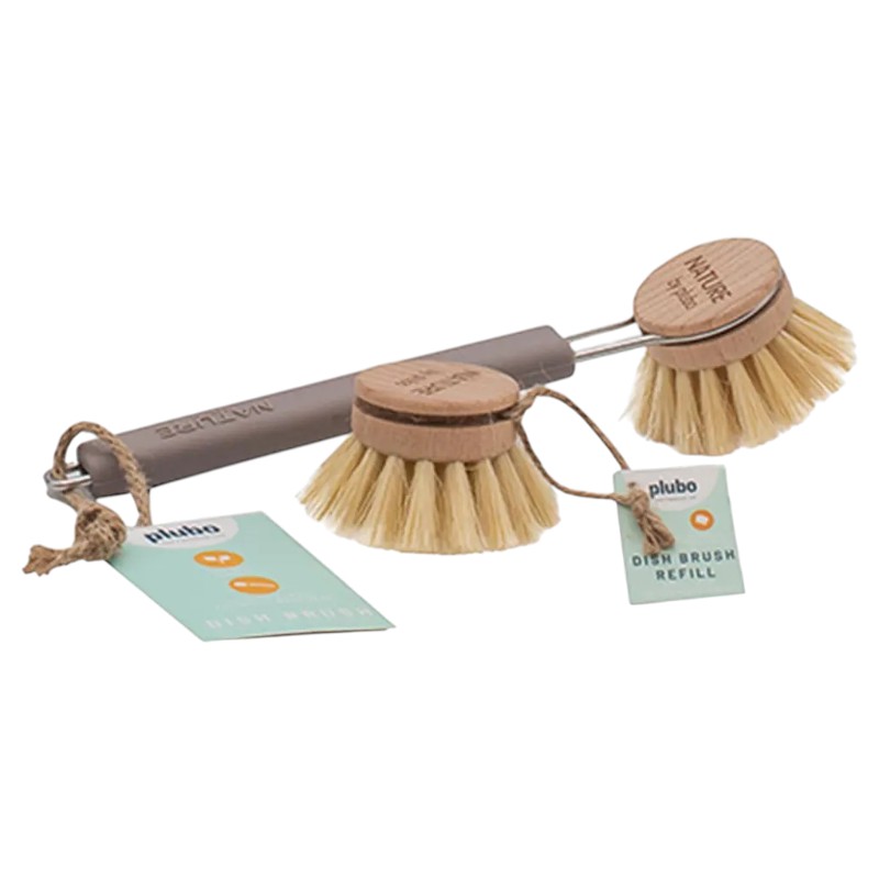 Afwasborstel Plubo Wood - tampico - 23cm